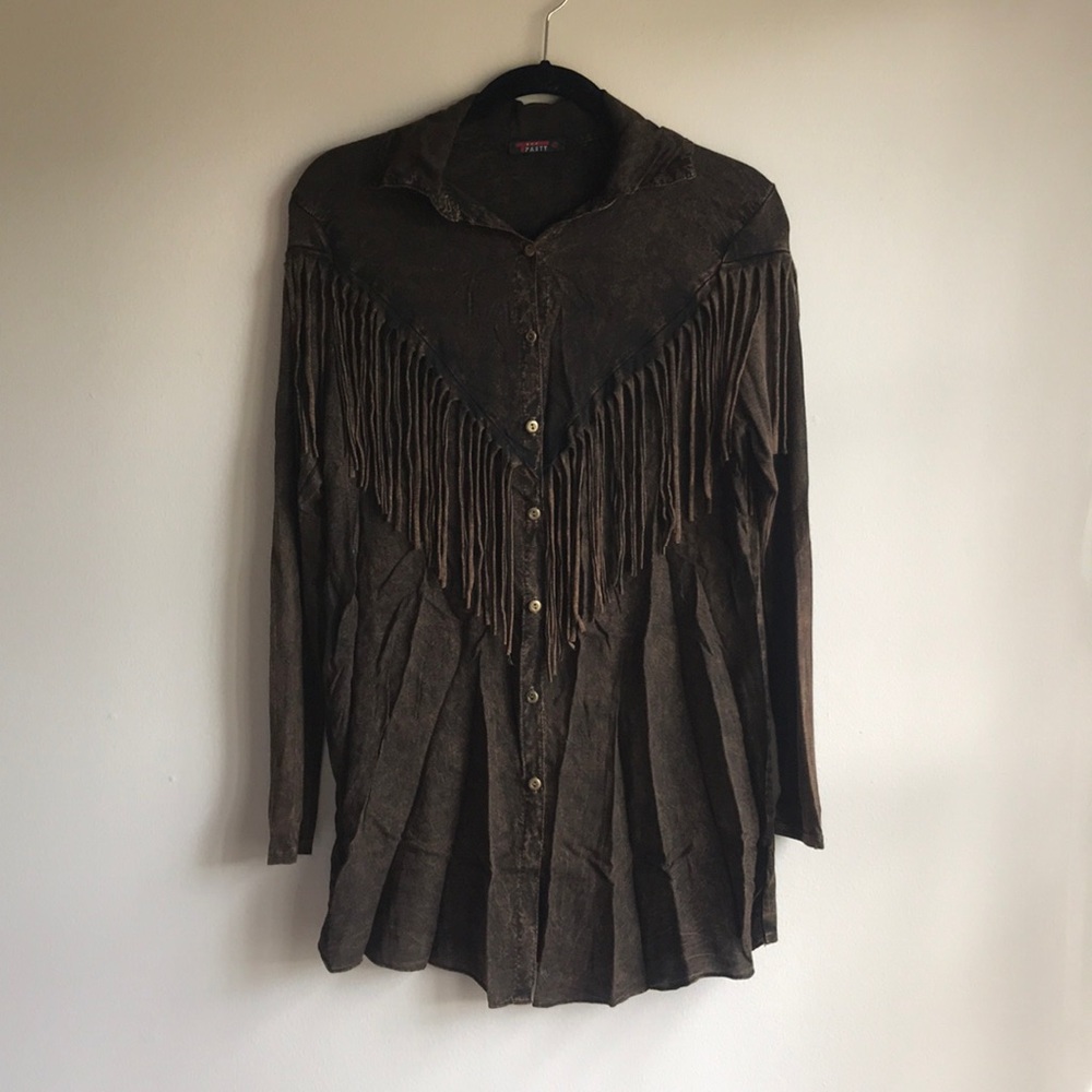 T Party Fringe Tunic